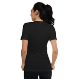 "BEHIND EVERY WOMAN"... SPHYNX V-NECK TEE from ReNewedPet