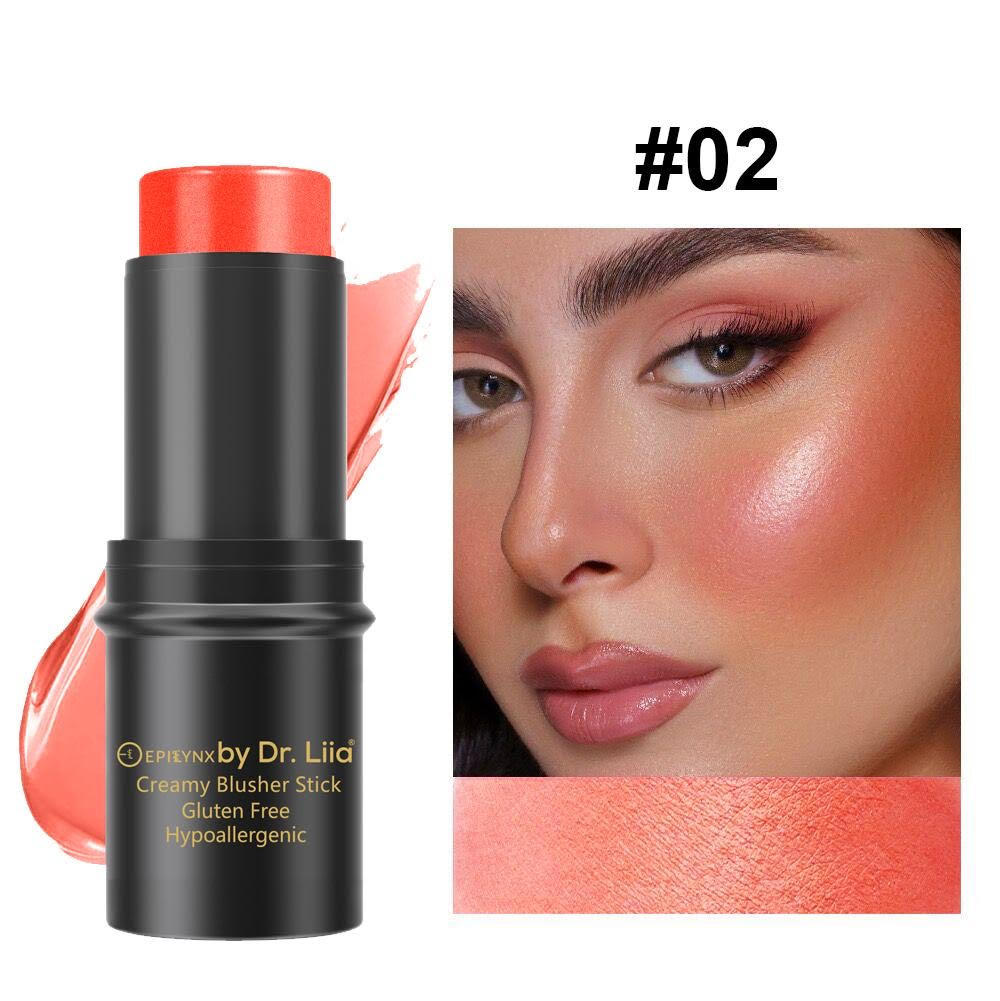 Compact Blush Stain Stick for Cheeks, Lips, Eyes from Epilynx Skincare and Cosmetics