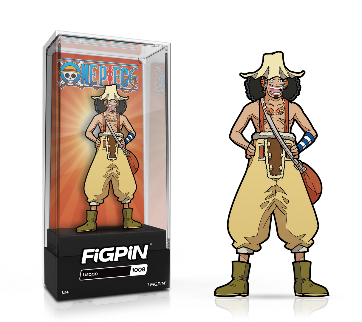 FiGPiN: One Piece - Usopp (1008) (Mighty Hobby Exclusive) from THE MIGHTY HOBBY SHOP