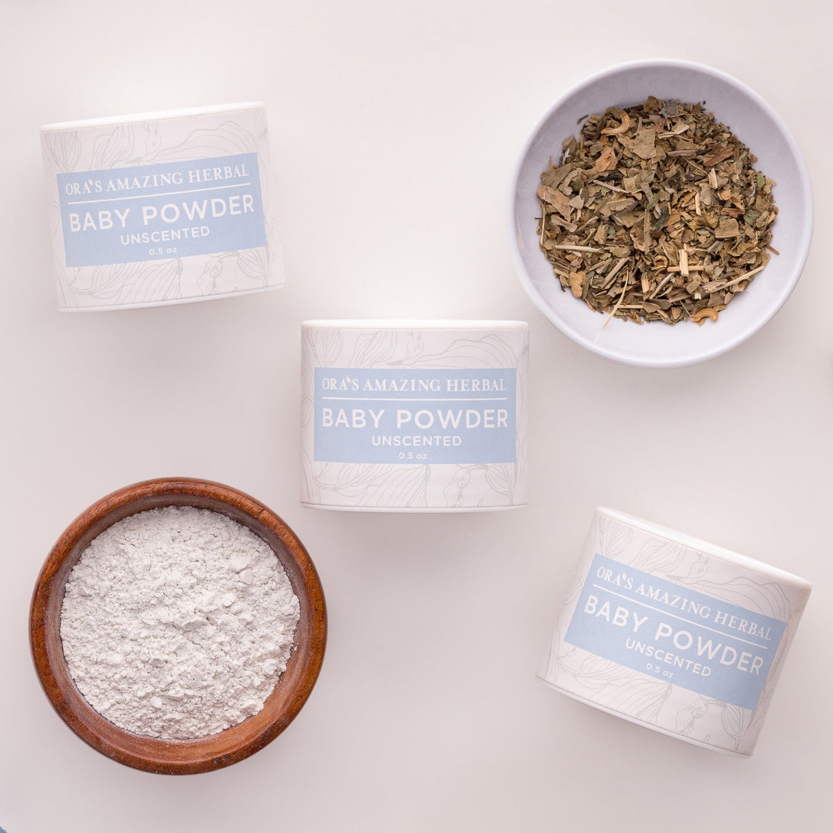 Talc Free Baby Powder, Unscented, Corn Free from Ora's Amazing Herbal