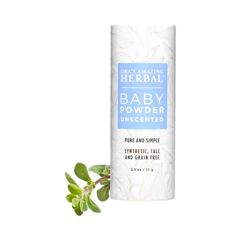 Talc Free Baby Powder, Unscented, Corn Free from Ora's Amazing Herbal