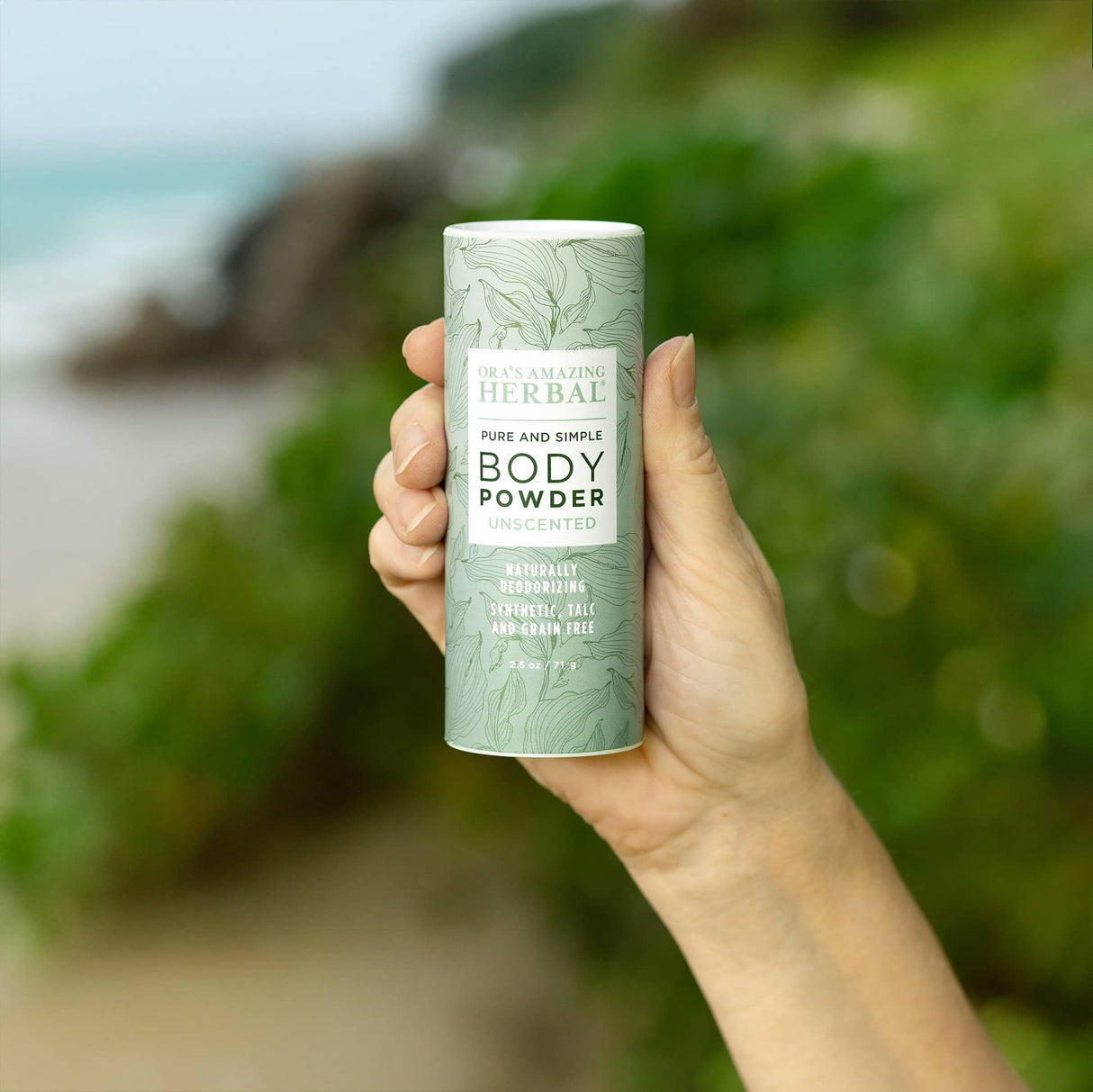 Talc Free Body Powder, Unscented from Ora's Amazing Herbal