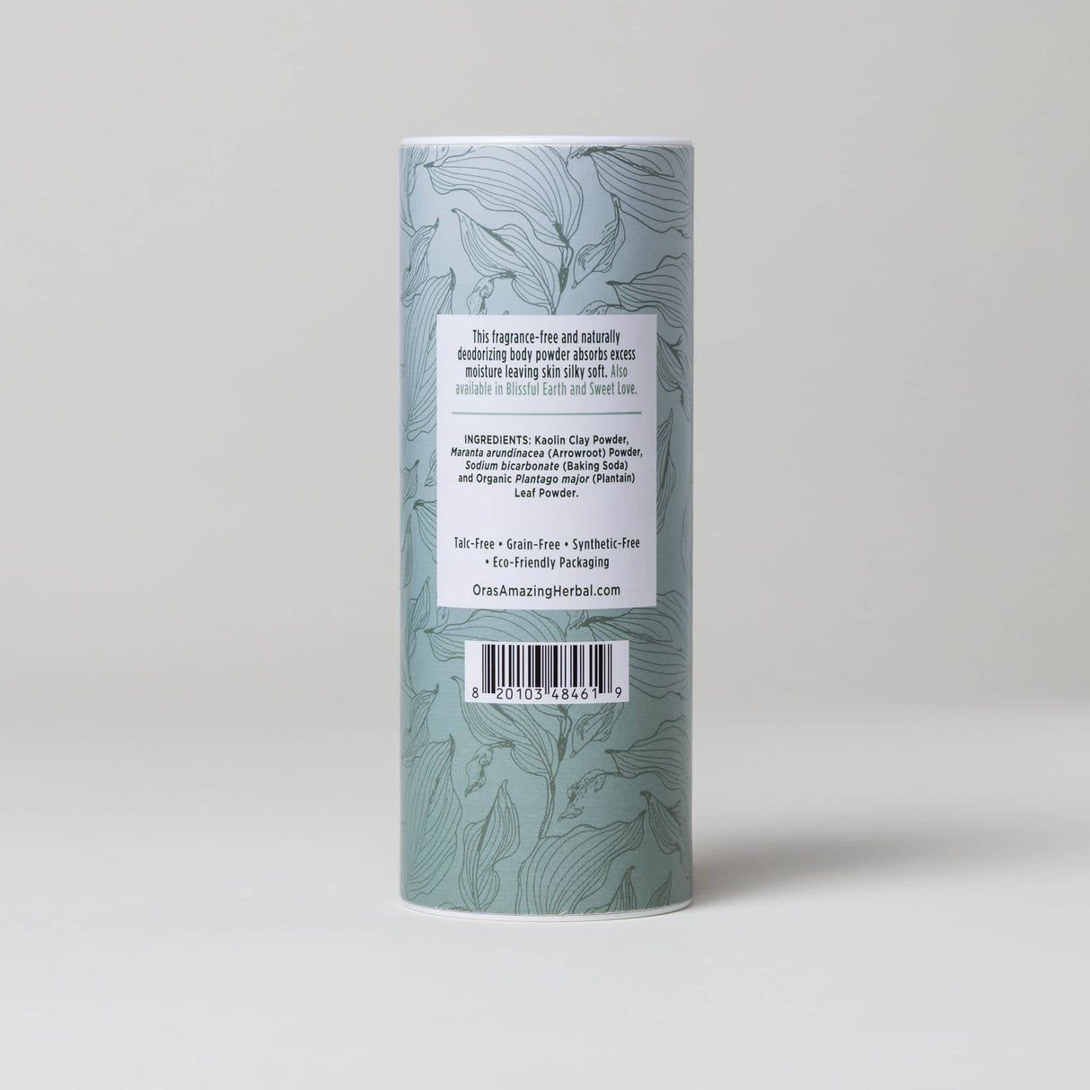 Talc Free Body Powder, Unscented from Ora's Amazing Herbal