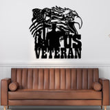 US Veteran Independence Day Gift Metal Wall Art from VITAHOME DESIGN LLC