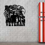 US Veteran Independence Day Gift Metal Wall Art from VITAHOME DESIGN LLC