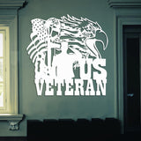 US Veteran Independence Day Gift Metal Wall Art from VITAHOME DESIGN LLC