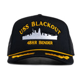 USS Blackout Trucker Hat From Visibly Toxic