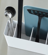 Utensil & Thin Cutting Board Holder - Steel from Yamazaki Home