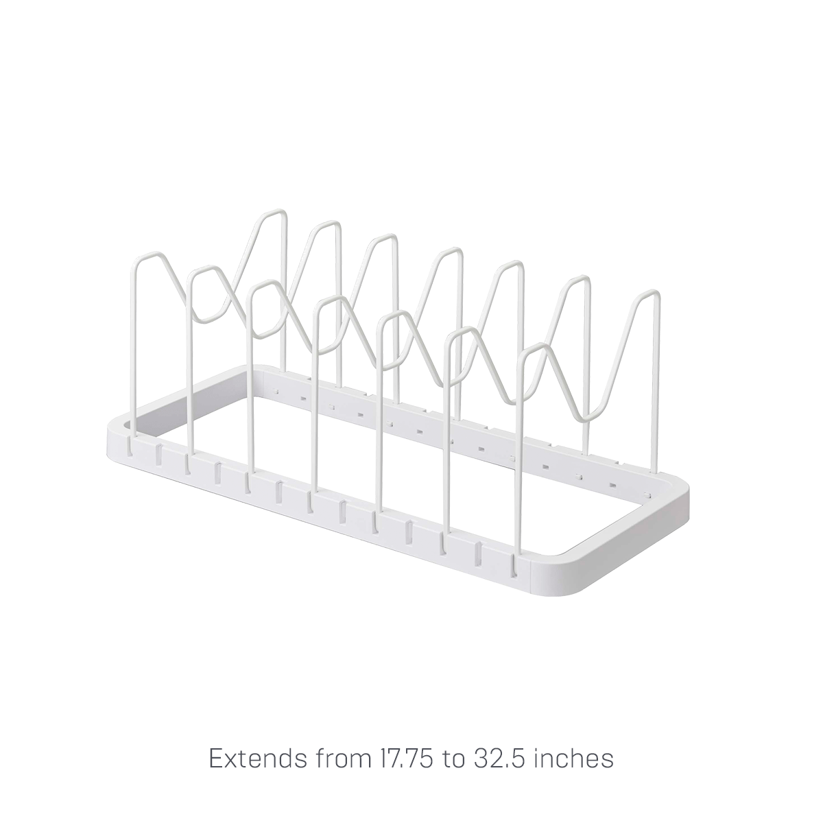 Adjustable Pot Lid Organizer - Steel from Yamazaki Home