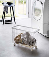 Rolling Wire Basket (14.8" H)  - Steel from Yamazaki Home