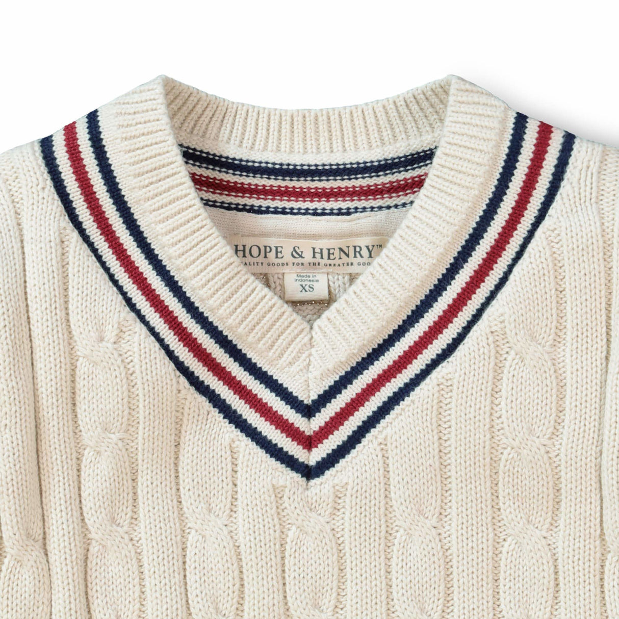 V-Neck Cricket Sweater - Baby from Hope & Henry