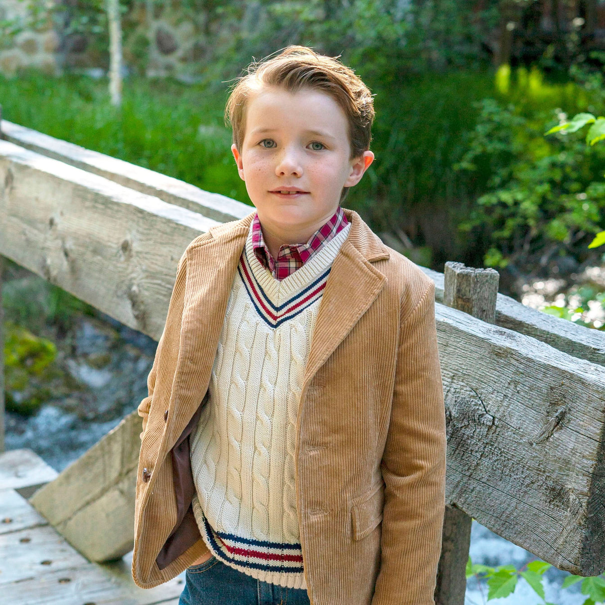 V-Neck Cricket Sweater - Baby from Hope & Henry