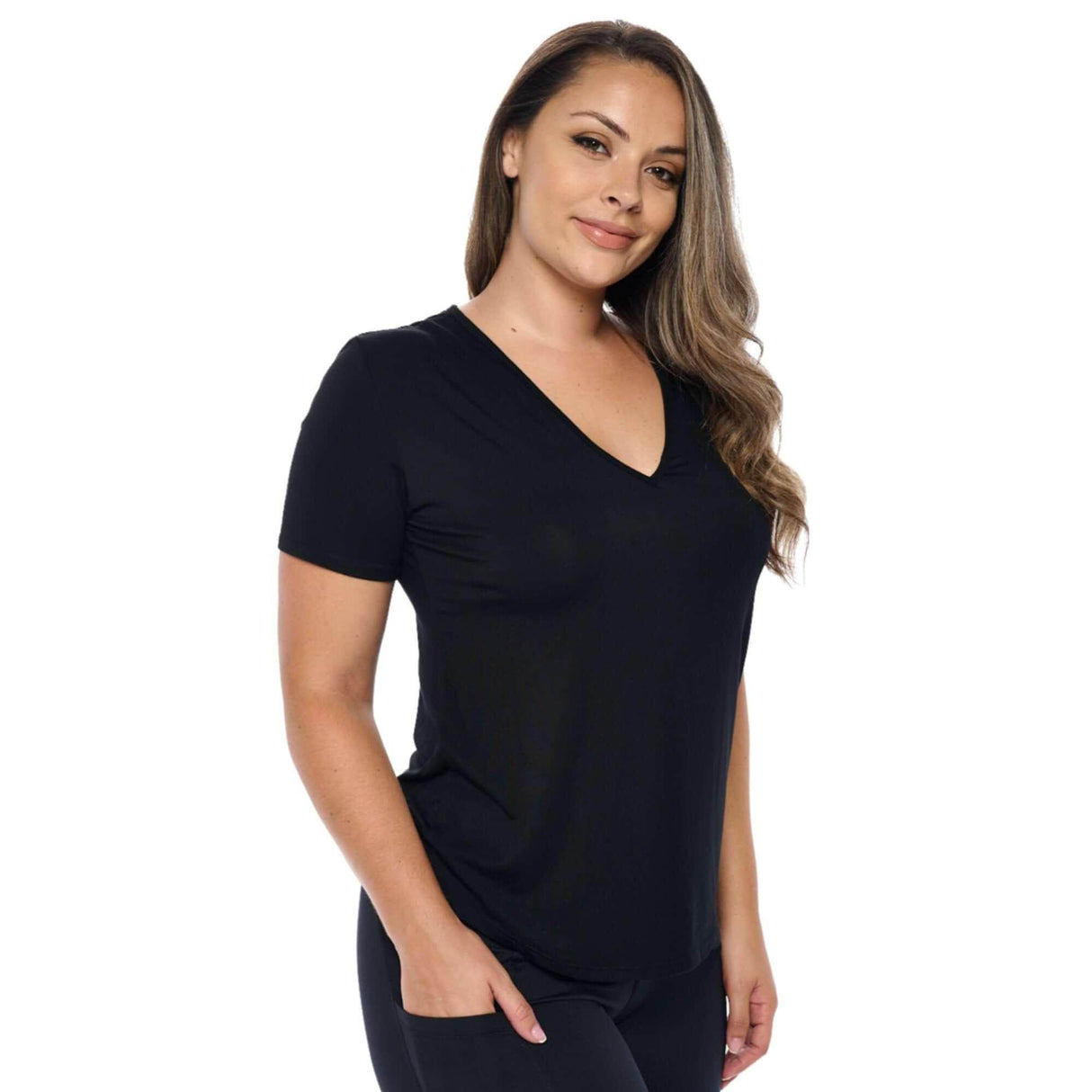 V-Neck T Shirt | Black from Undersummers