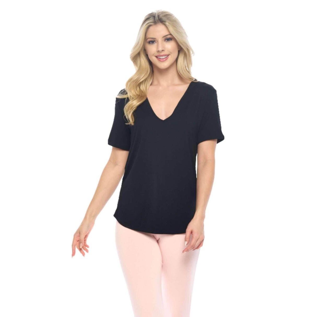 V-Neck T Shirt | Black from Undersummers