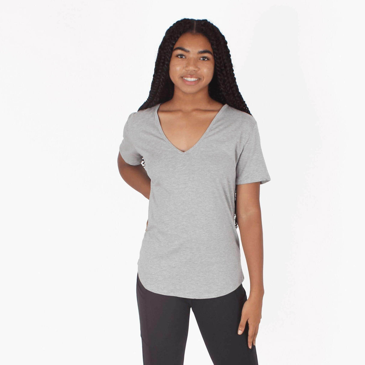 V-Neck T Shirt | Grey from Undersummers