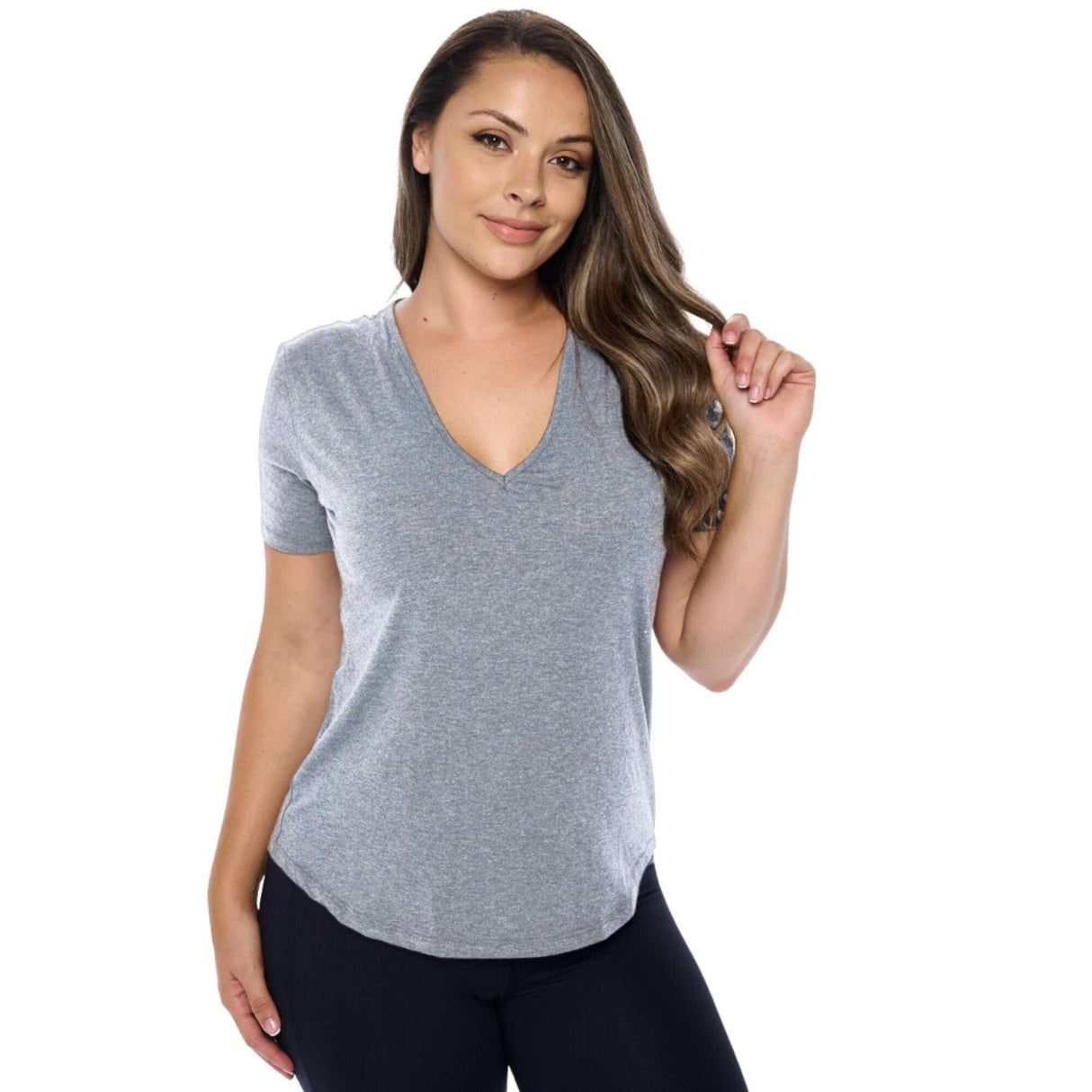 V-Neck T Shirt | Grey from Undersummers