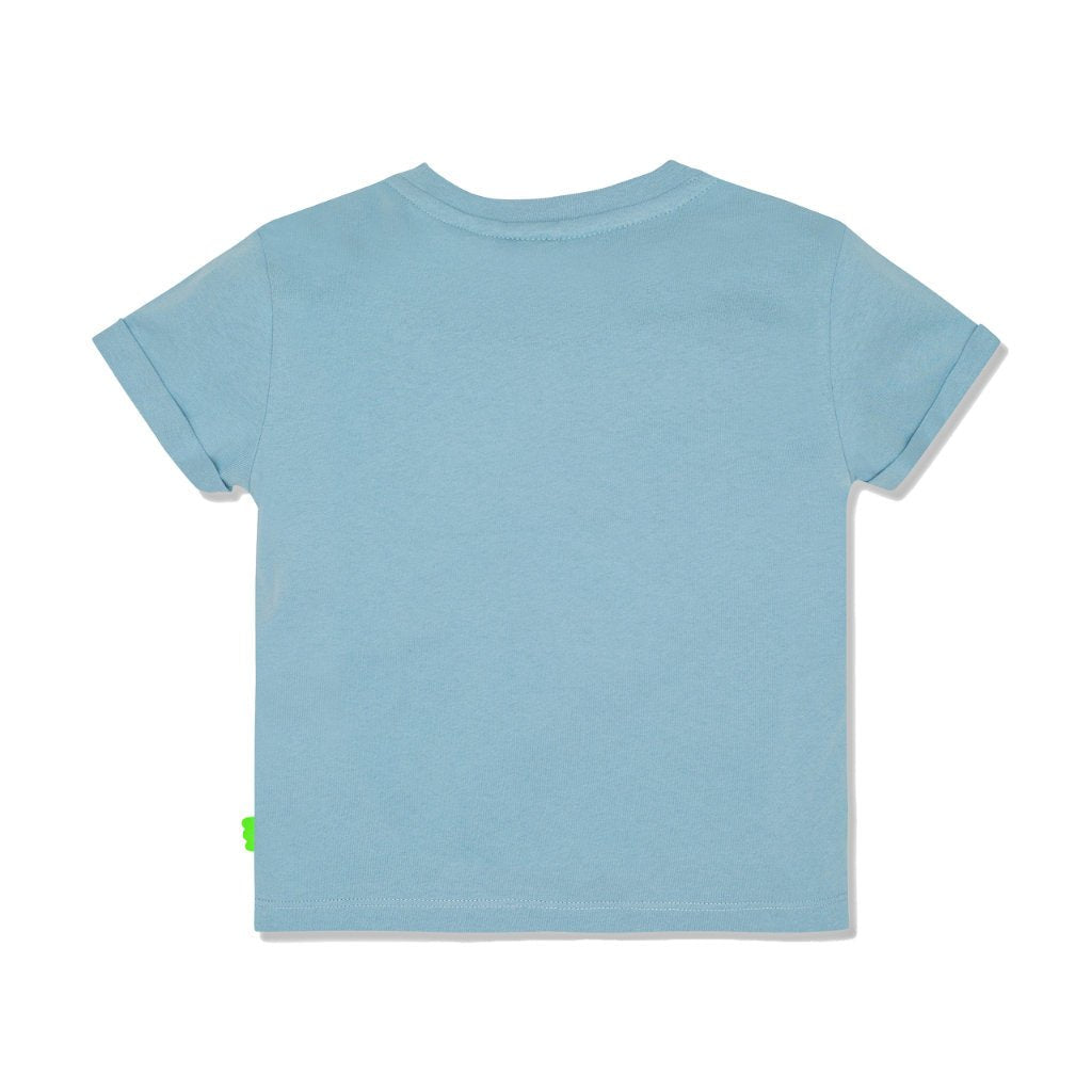 Bottle Kid T-Shirt - Slate Blue/bottle from Manymoons