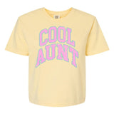 'Varsity Cool Aunt' Boxy T-Shirt from United Monograms
