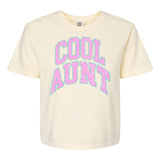 'Varsity Cool Aunt' Boxy T-Shirt from United Monograms