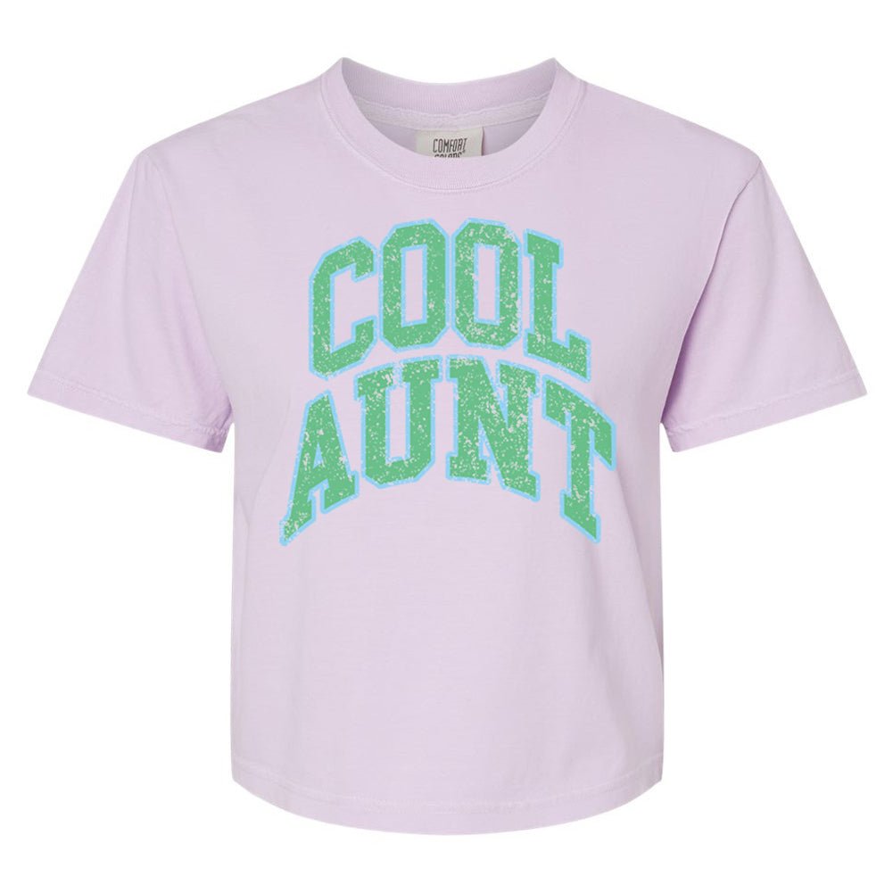 'Varsity Cool Aunt' Boxy T-Shirt from United Monograms