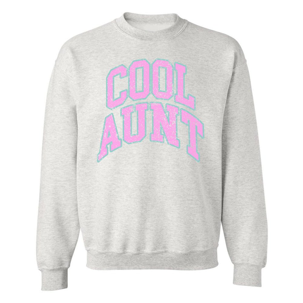 'Varsity Cool Aunt' Crewneck Sweatshirt from United Monograms