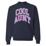'Varsity Cool Aunt' Crewneck Sweatshirt from United Monograms