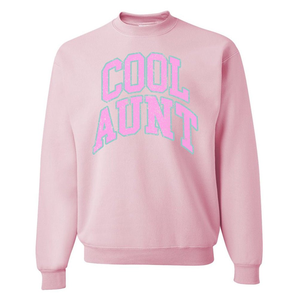 'Varsity Cool Aunt' Crewneck Sweatshirt from United Monograms