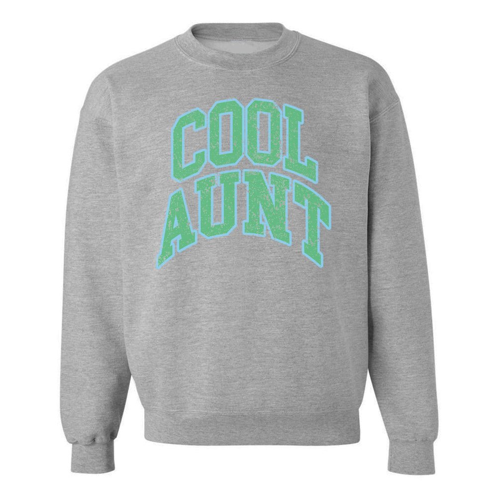 'Varsity Cool Aunt' Crewneck Sweatshirt from United Monograms
