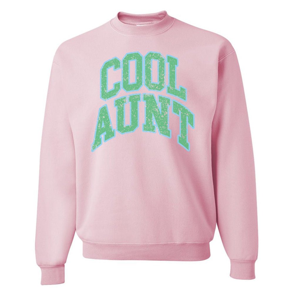 'Varsity Cool Aunt' Crewneck Sweatshirt from United Monograms