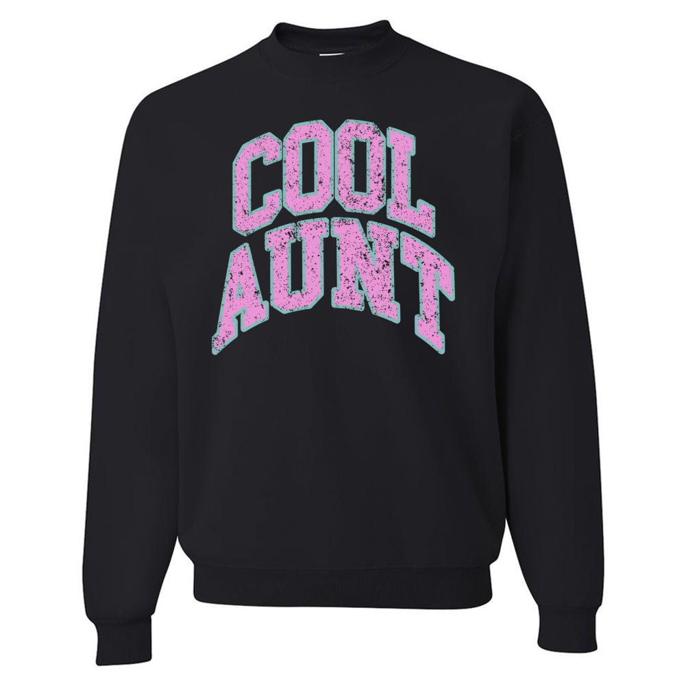 'Varsity Cool Aunt' Crewneck Sweatshirt from United Monograms