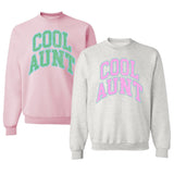 'Varsity Cool Aunt' Crewneck Sweatshirt from United Monograms