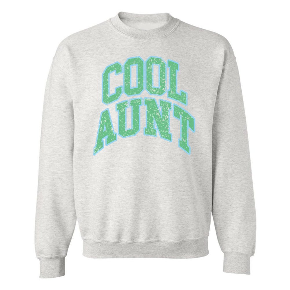 'Varsity Cool Aunt' Crewneck Sweatshirt from United Monograms