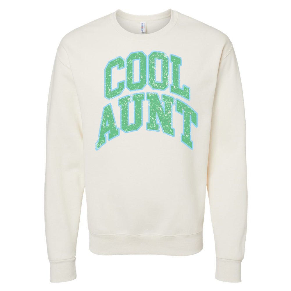 'Varsity Cool Aunt' Crewneck Sweatshirt from United Monograms
