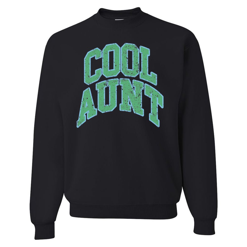 'Varsity Cool Aunt' Crewneck Sweatshirt from United Monograms