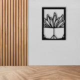 Vase with Succulent Metal Wall Art from VITAHOME DESIGN LLC