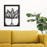 Vase with Succulent Metal Wall Art from VITAHOME DESIGN LLC