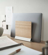 Slim Laptop Stand - Steel + Wood from Yamazaki Home