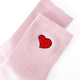 My Heart Valentines Mid-Calf Socks from Pretty Simple