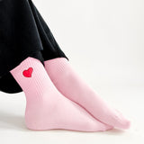 My Heart Valentines Mid-Calf Socks from Pretty Simple