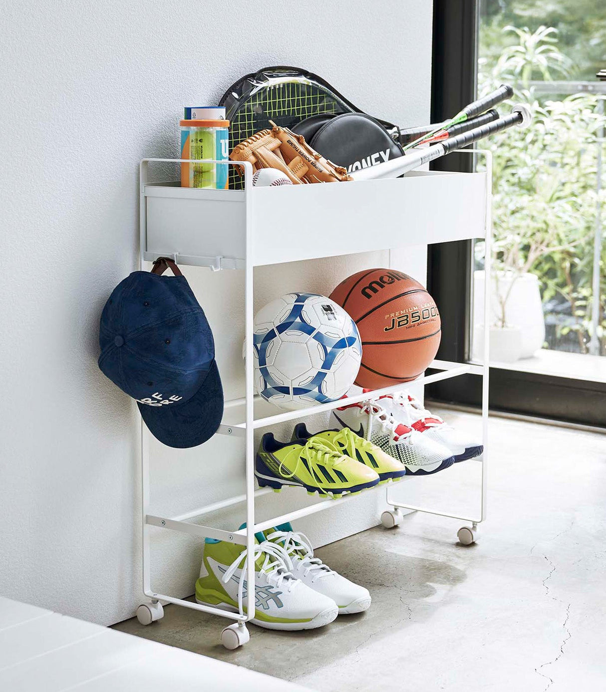 Entryway Storage Cart (29.33" H)  - Steel from Yamazaki Home