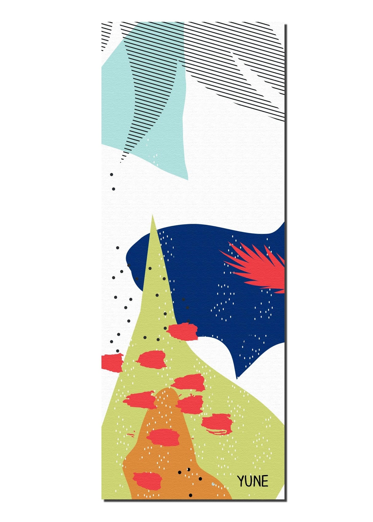 Yoga Mat | 6mm Thick | Multicolored | Non-Slip | Eco Friendly | Yune Yoga | Vega from Yune Yoga