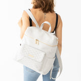 Monaco Diaper Bag | Stone Grey From Luli Bebé