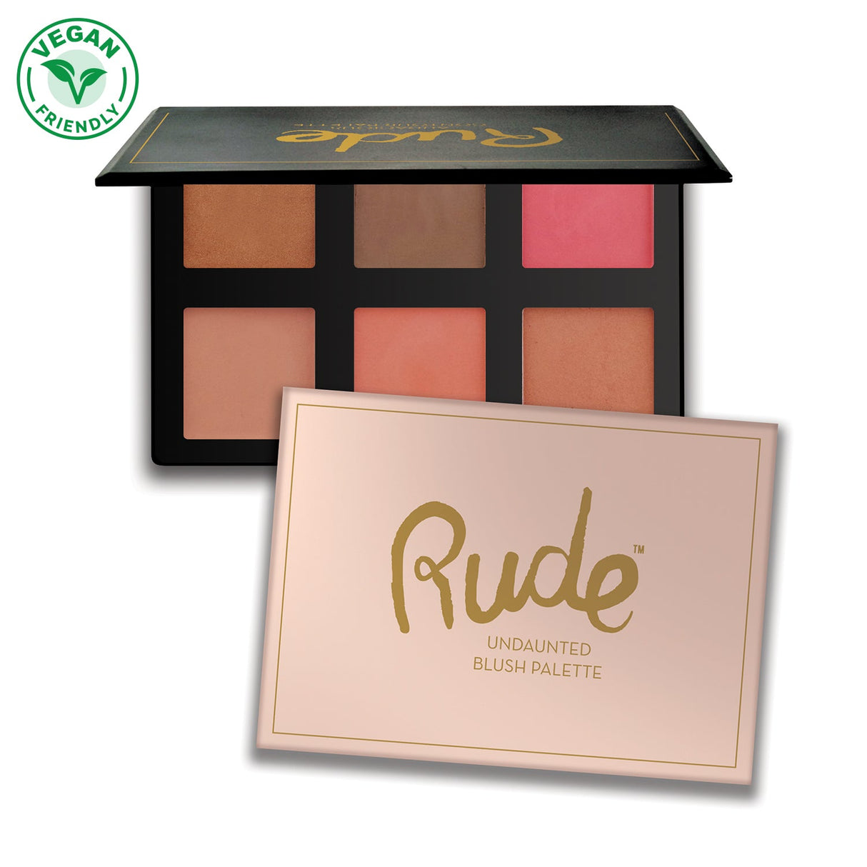Undaunted Blush Palette From Rude Cosmetics