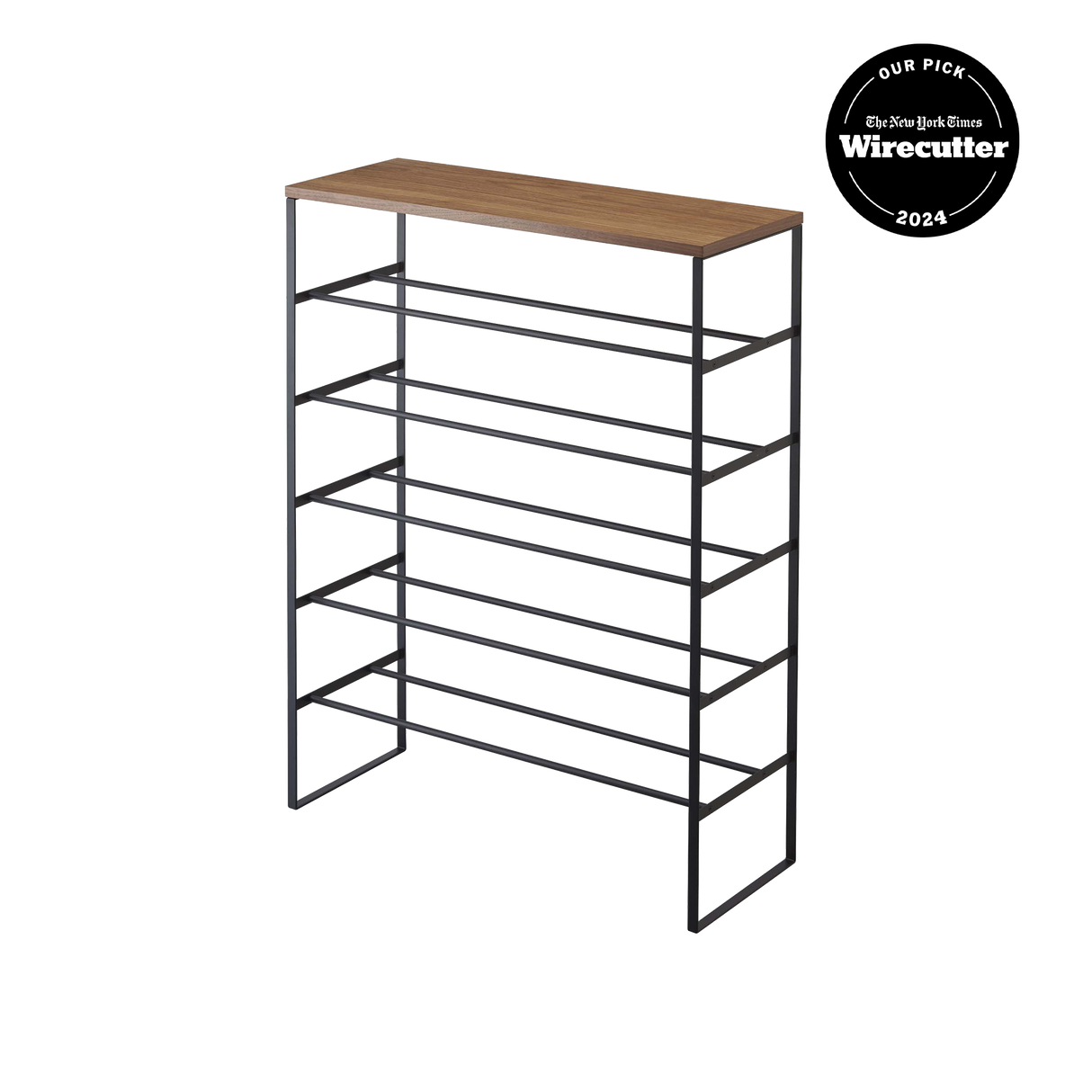 Six-Tier Shoe Rack (34" H)  - Steel from Yamazaki Home