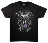 Venom Webs Spider-Man Marvel Comics Adult T-Shirt From Your Favorite T Shirts