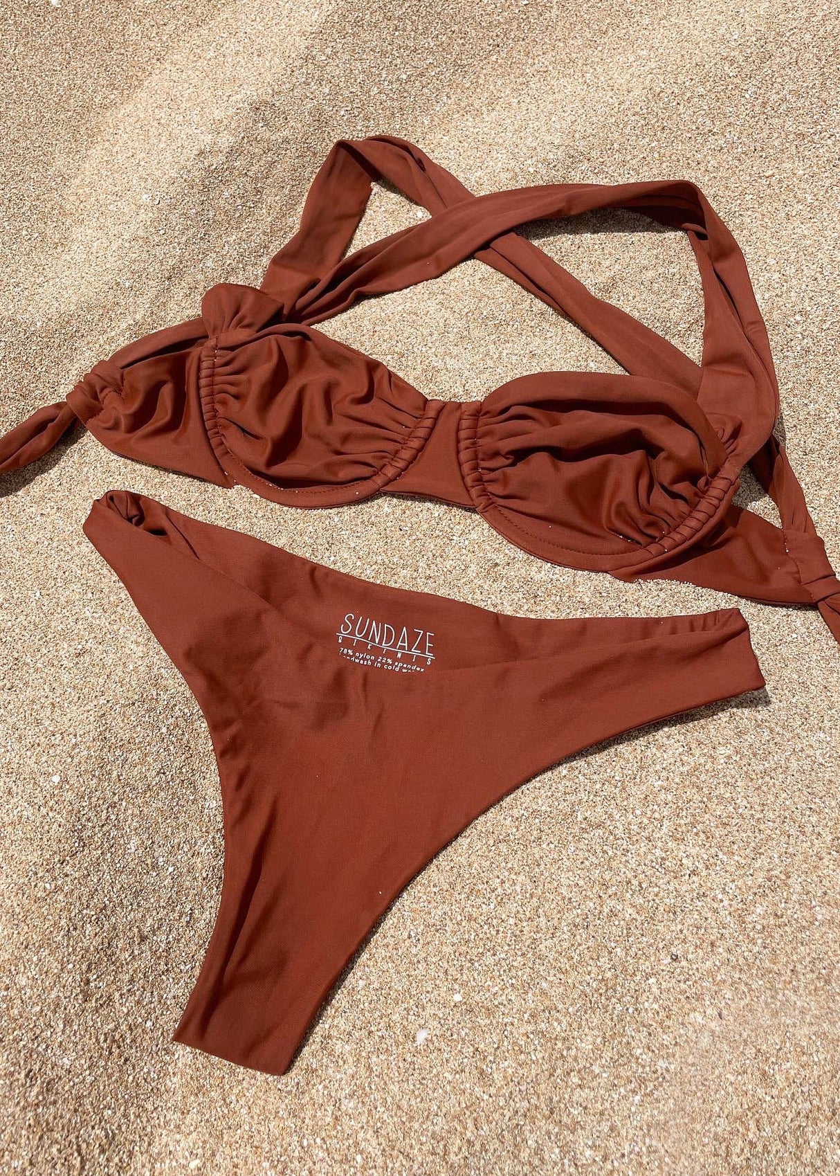 Lahaina Bottoms X Terracotta from Sundaze Bikinis