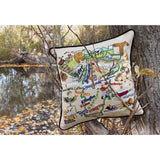 Vermont Hand-Embroidered Pillow from Quirks!