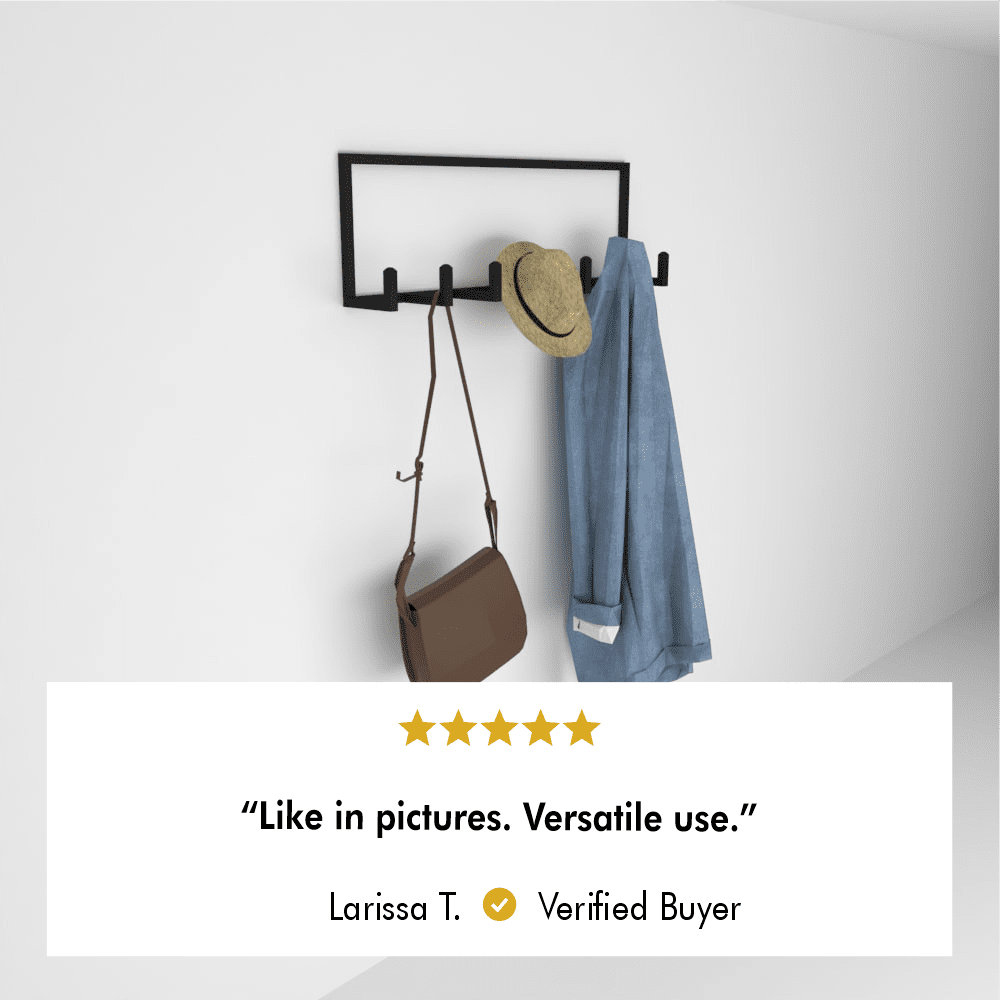 Handmade Minimalist Coat Rack from VITAHOME DESIGN LLC