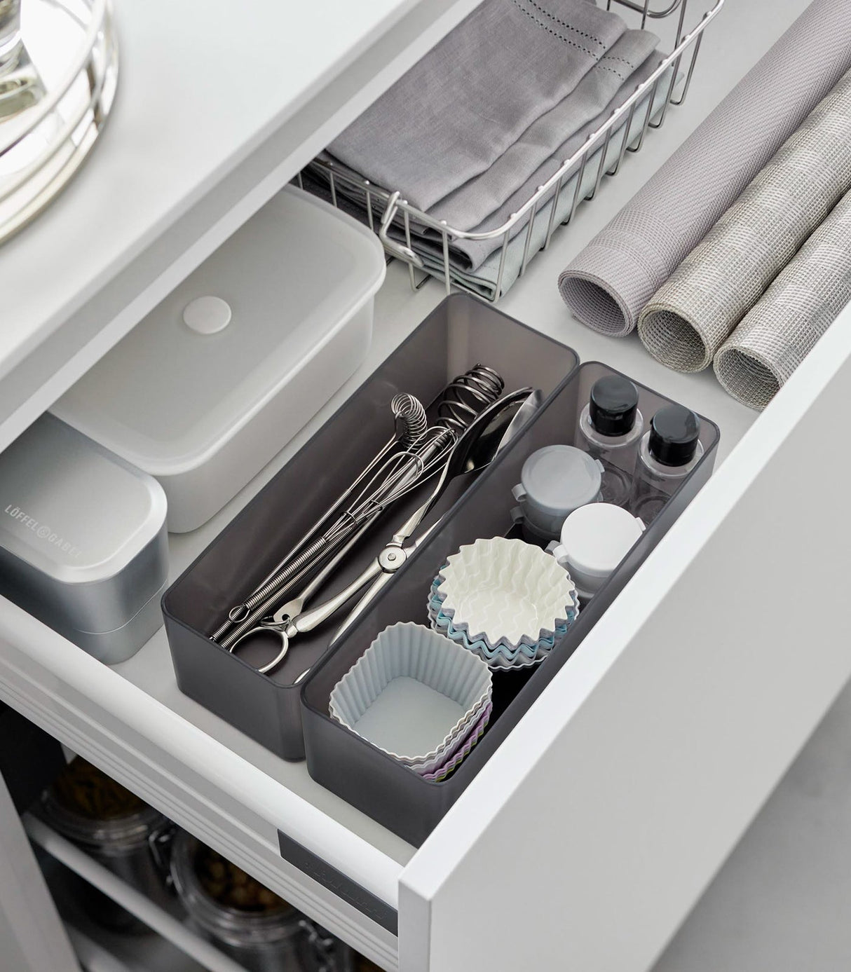 Stackable Clear Organizers [Set of 2] - Four Sizes from Yamazaki Home