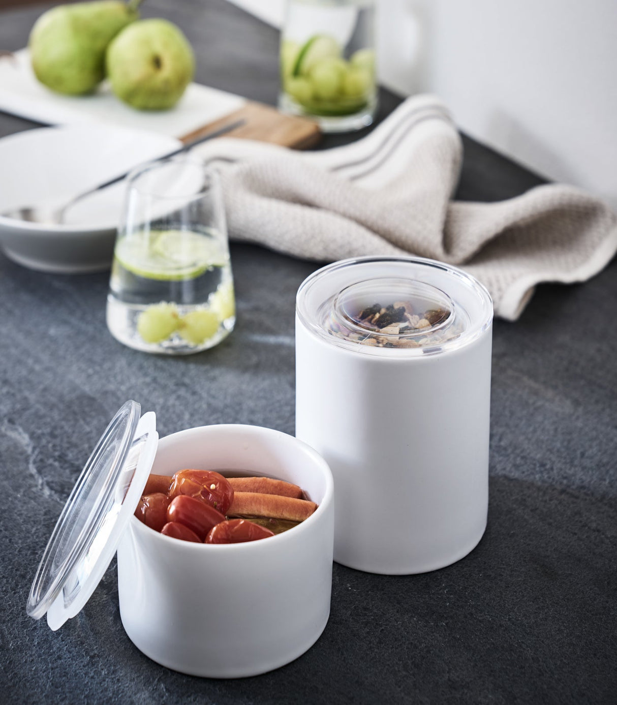 Ceramic Canister - Two Sizes from Yamazaki Home